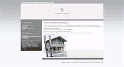 Desktop Screenshot of nordenbygg.se